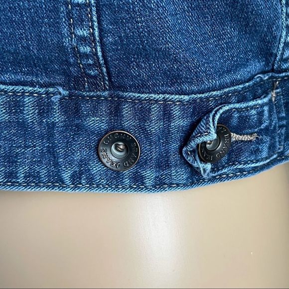 Lucky Brand Pixie Denim Cropped Jean Jacket Small - Picture 7 of 12